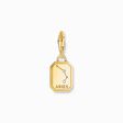 Gold-plated charm pendant zodiac sign Aries with zirconia from the Charm Club collection in the THOMAS SABO online store